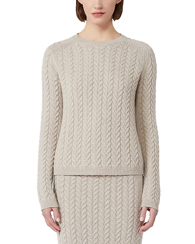Max Mara Elaine Cable Knit Sweater