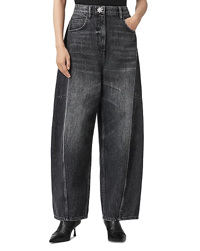 Allsaints Carter High Rise Barrel Leg Jeans