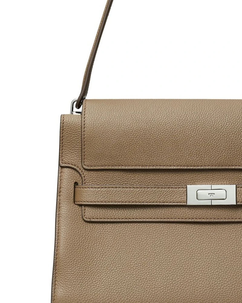 Lee Radziwill Pebble Leather Large Shoulder Bag