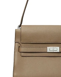 Lee Radziwill Pebble Leather Large Shoulder Bag