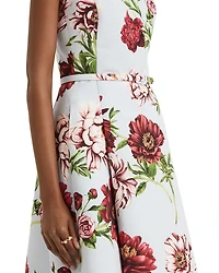 Peony Print Dress