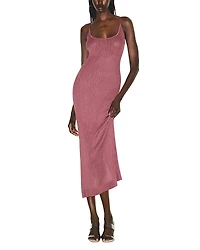 Skims Sheer Knit Midi Dress