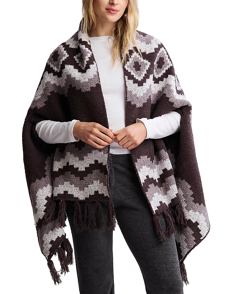 Barefoot Dreams CozyChic Mosaic Wrap
