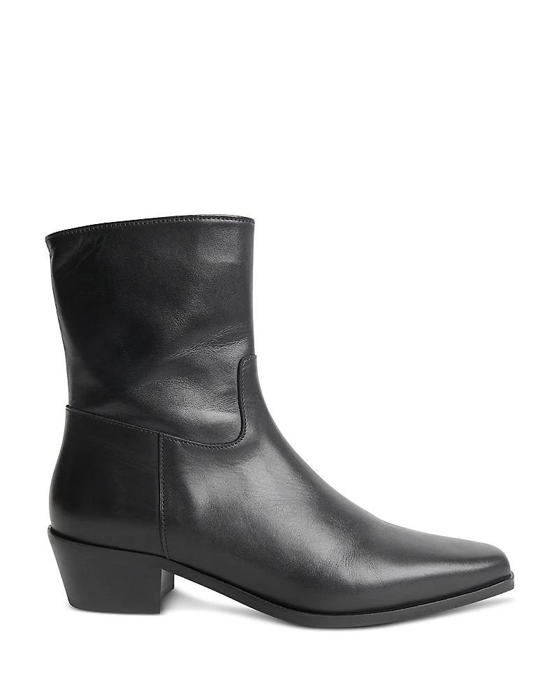 Whistles Women's Western Leather Ankle Boots