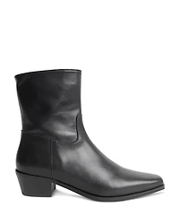 Whistles Women's Western Leather Ankle Boots