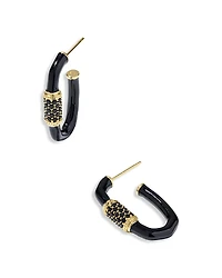 Kendra Scott Emery Pave Link Hoop Earrings