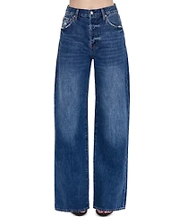 Pistola Tate High Rise Bowed Wide Leg Jeans