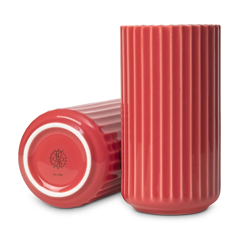 Rosendahl Lyngby Vase, 6.1 Red Porcelain