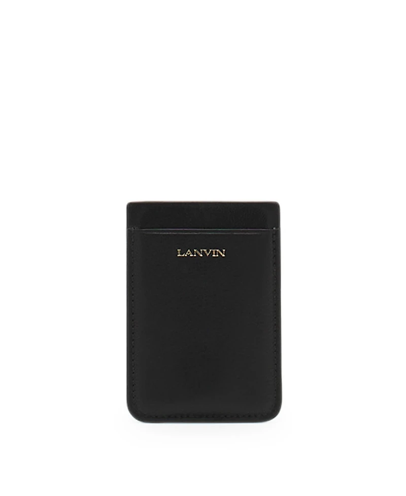 Lanvin Men's Magnetic Leather Cardholder