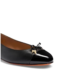 Women's Leather and Patent Ballet Flat