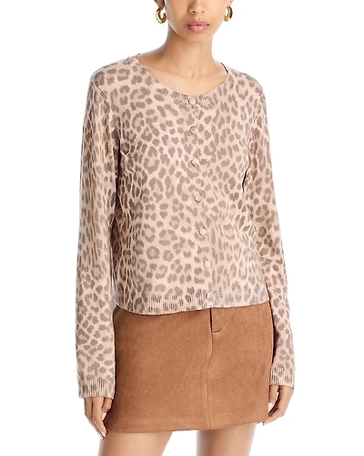 Aqua Leopard Cardigan - Exclusive