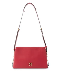 Pinko Triplet Mini Vitello Leather Shoulder Bag