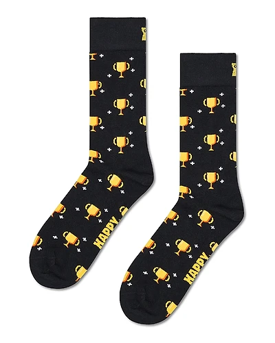 Happy Socks You Win Trophy Print Socks