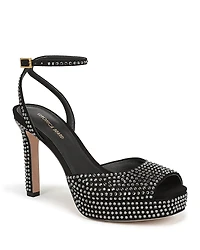 Veronica Beard Women's Brianne Embellished Platform Sandals