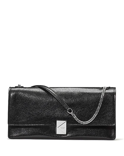 kate spade new york Deco Glazed Leather Soft Shoulder Bag