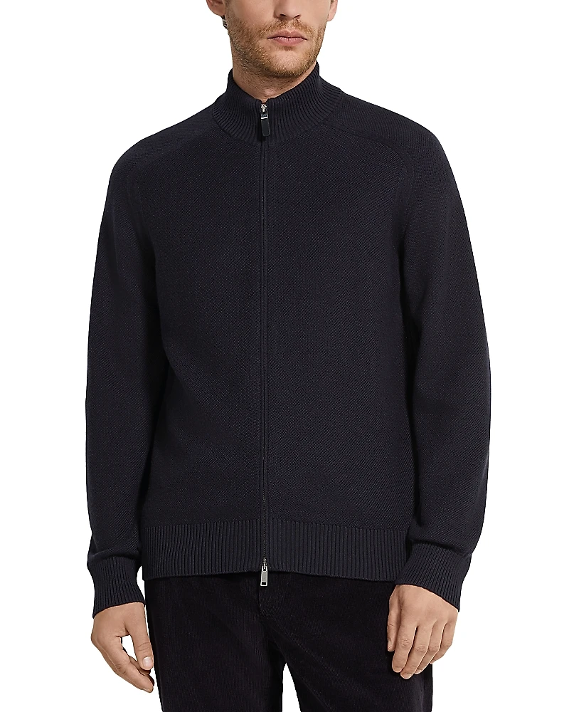 Zegna Casheta Cashmere & Silk Melange Cardigan