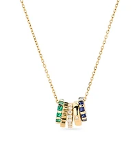 Solid Stella Charm Necklace
