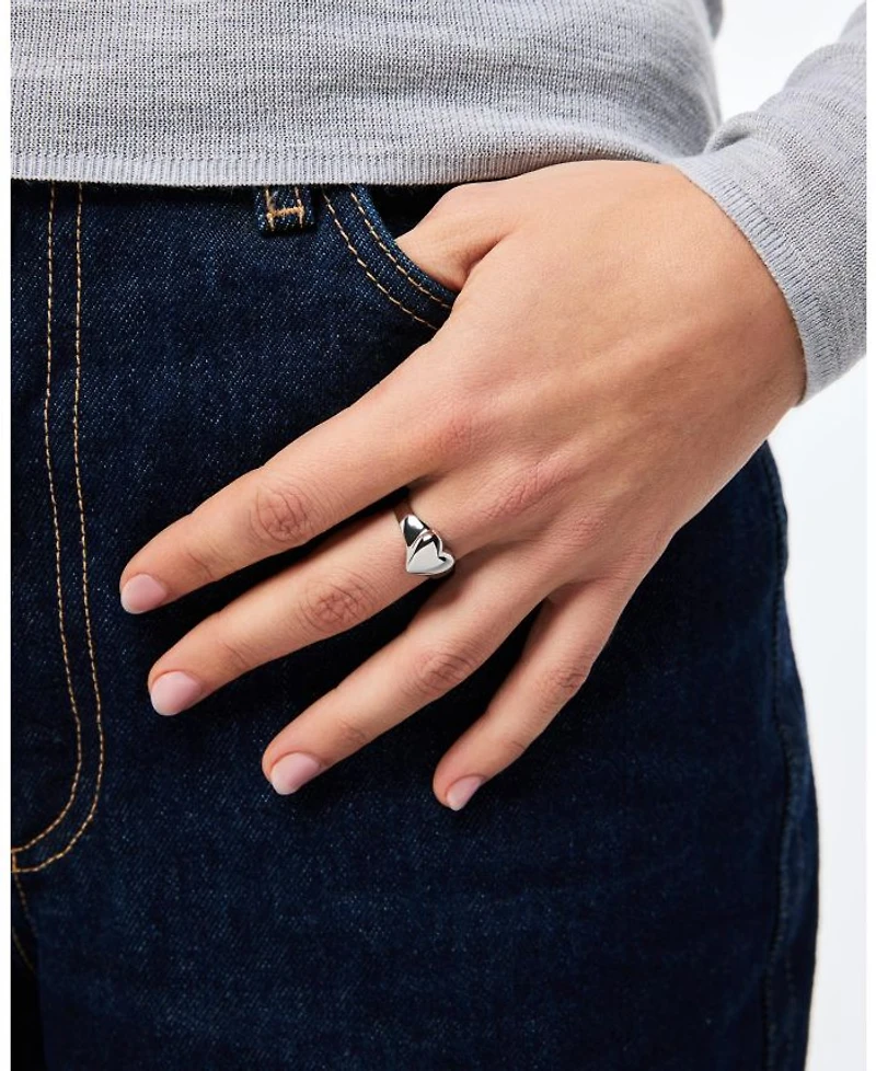 Isla Silver Heart Ring