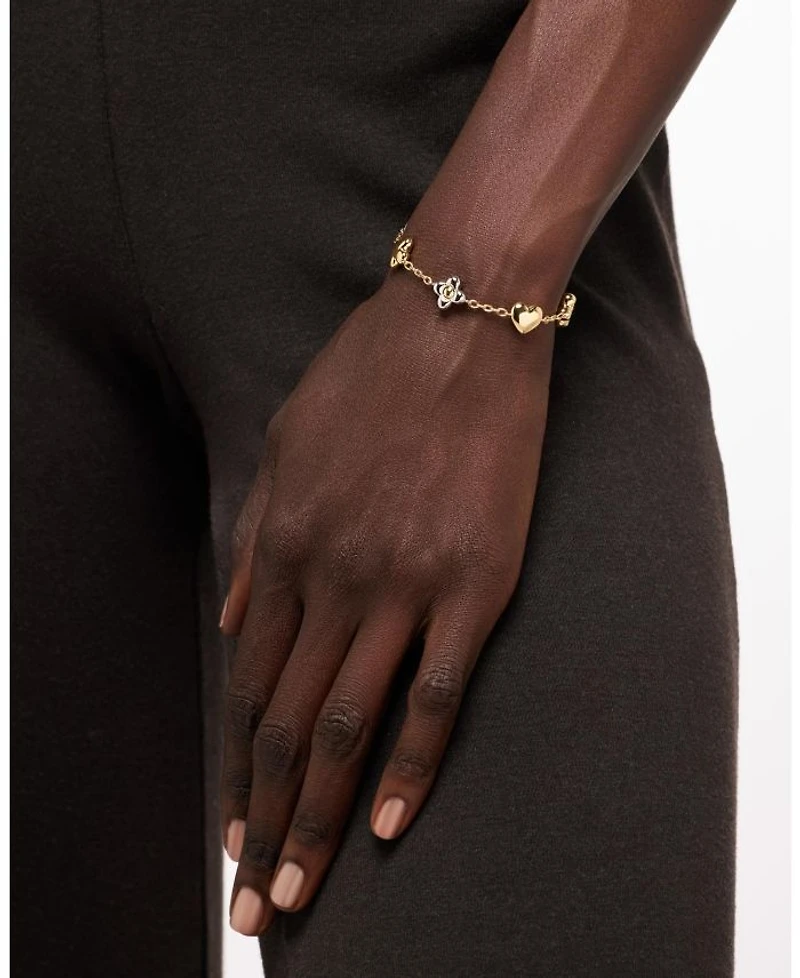 Azura Gold Charm Bracelet