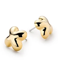Gold Cassia Stud Earrings