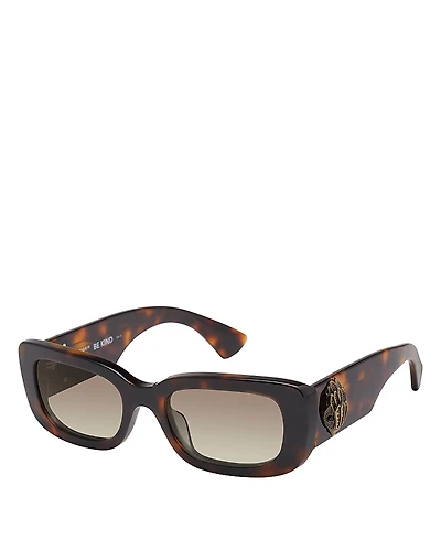 Kurt Geiger London Rectangle Sunglasses, 52mm