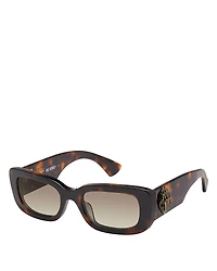 Kurt Geiger London Rectangle Sunglasses, 52mm