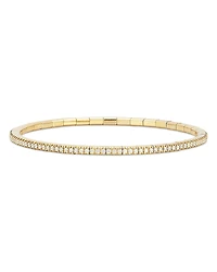 Roberto Demeglio 18K Yellow Gold Extensible by Demeglio Diamond Tennis Stretch Bracelet