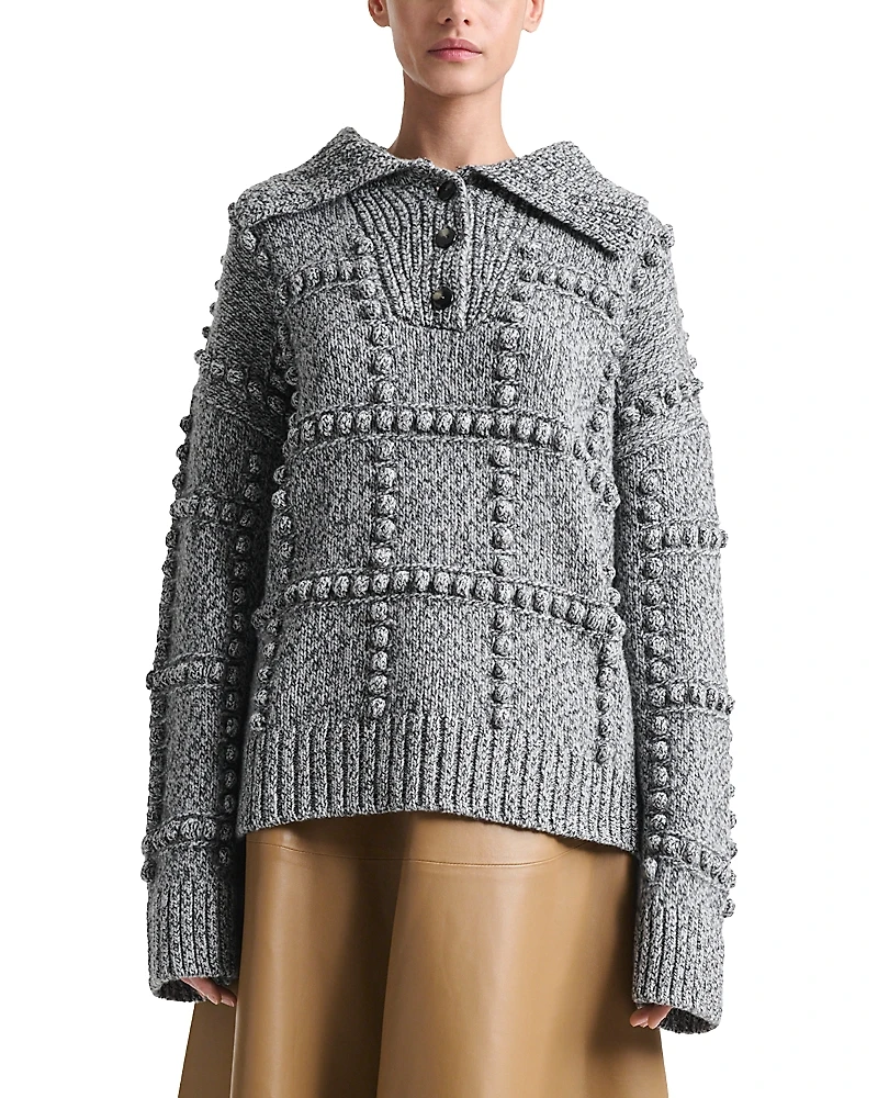 Altuzarra Mitch Wool Textured Sweater