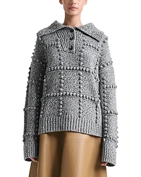 Altuzarra Mitch Wool Textured Sweater
