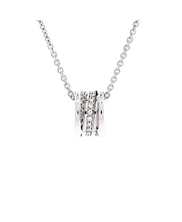 Pre-Owned Bvlgari B. Zero1 Pendant Necklace 18K White Gold with Diamonds