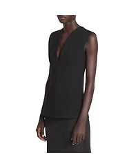 Jersey Top with a Plunging Neckline
