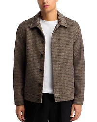 Vince Houndstooth Bomber Jacket