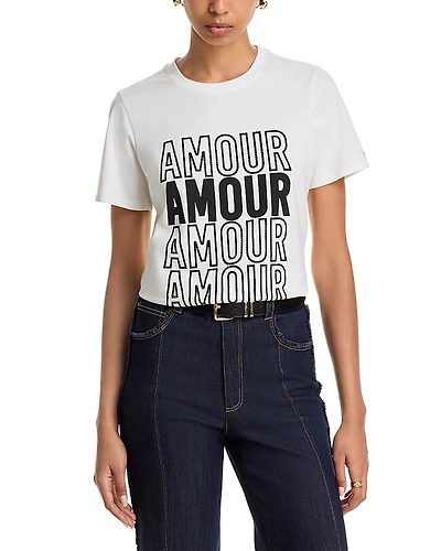 Cinq a Sept Embellished Amour Tee