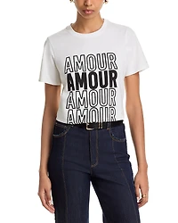 Cinq a Sept Embellished Amour Tee