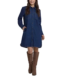 Nydj Reese Denim Shirt Dress