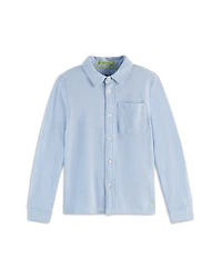 Scotch & Soda Boys' Jersey Dress Shirt - Big Kid