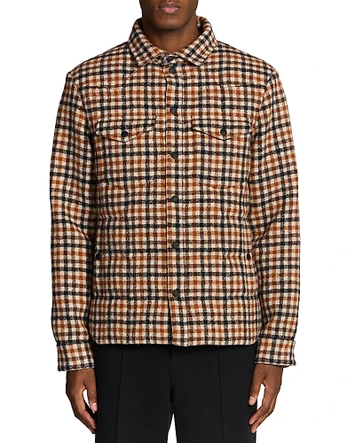 Moncler Gelt Wool Down Shirt Jacket