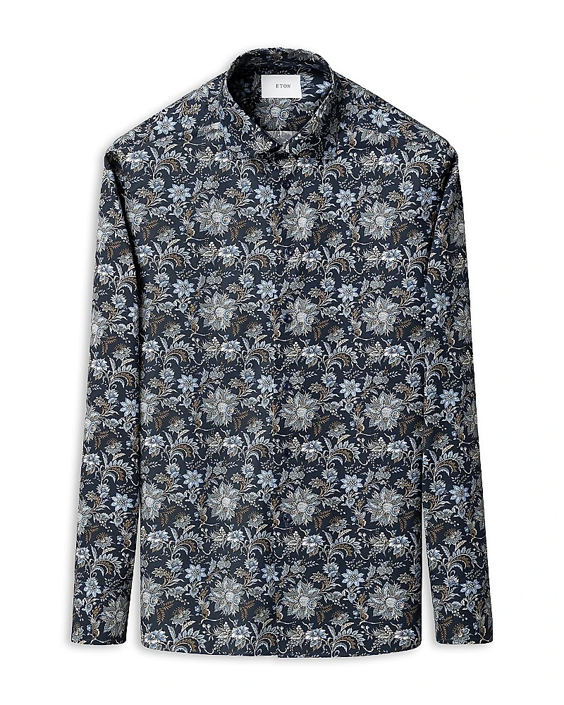 Eton Slim Fit Floral Shirt