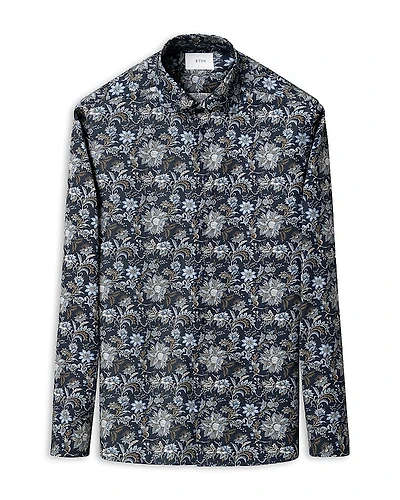 Eton Slim Fit Floral Shirt