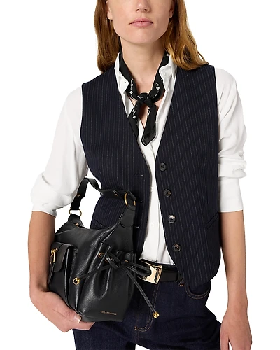 Gerard Darel Nelia Pinstriped Vest