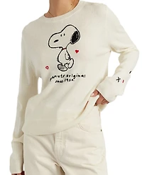 Chinti & Parker Women's Wool Cashmere Peanuts Original Sweater