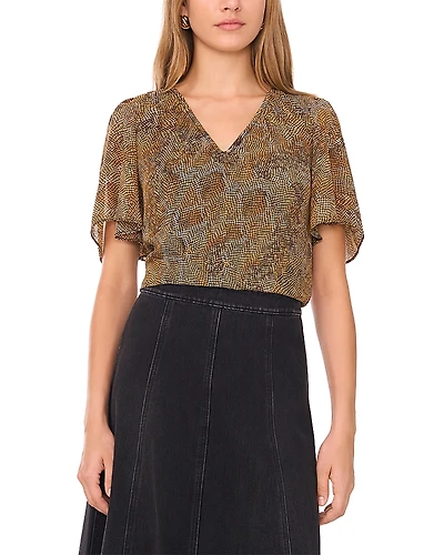 1.state Flutter Sleeve Top