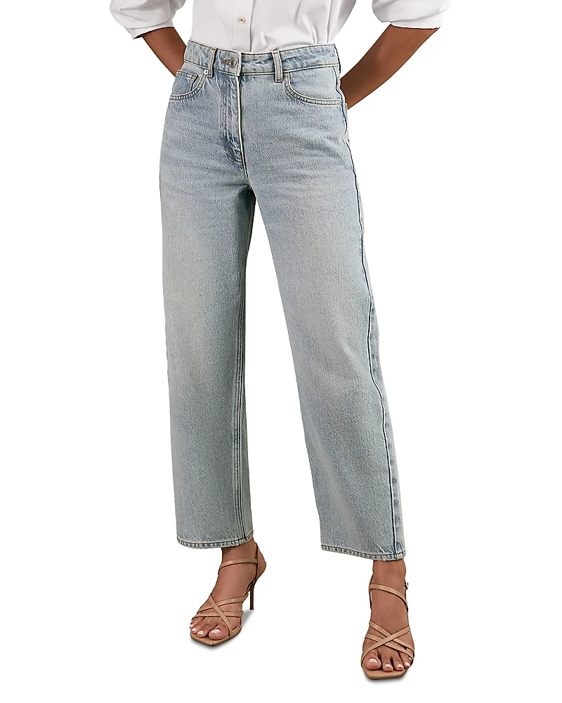 Reiss Petites Selin Straight Leg Jeans