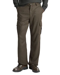Vince Wool Blend Flannel Louie Cargo Pants