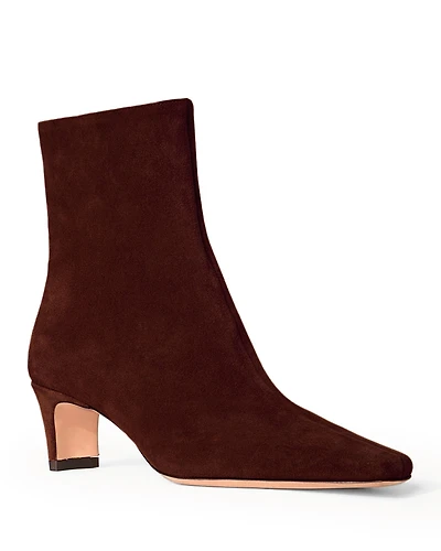 Staud Women's Wally Suede Ankle Booties