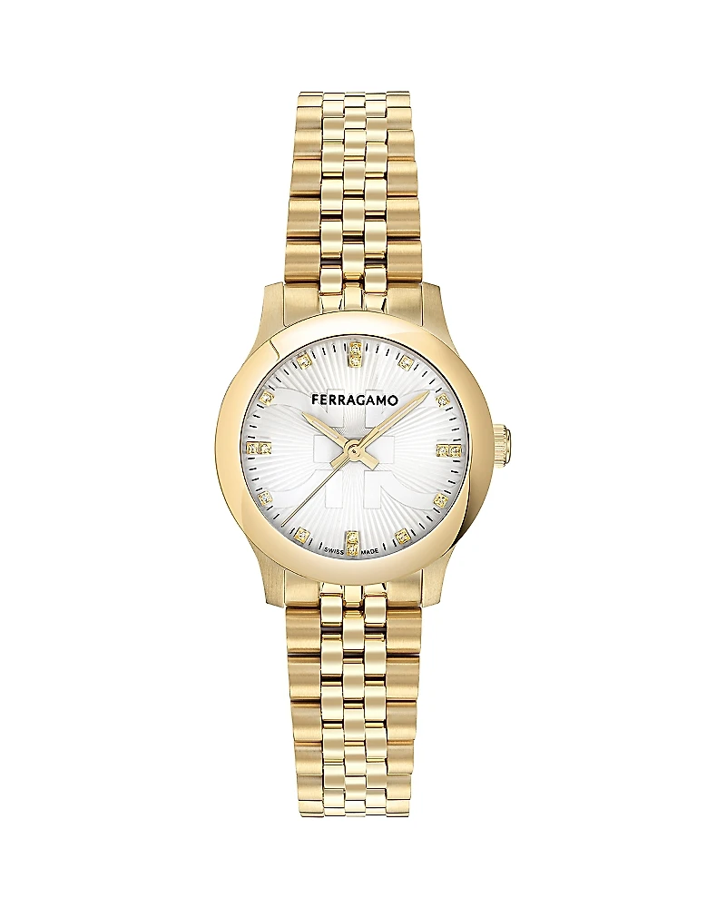 Ferragamo Duo Diamond Watch, 28mm