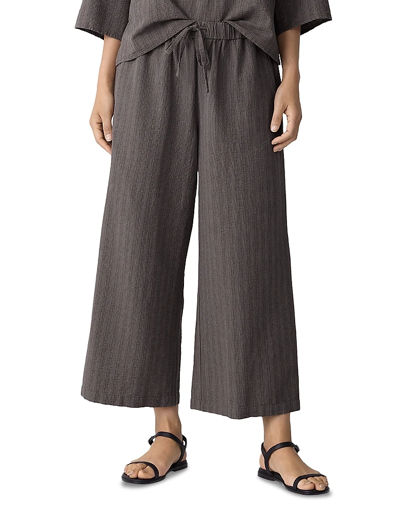 Eileen Fisher Wide Leg Cropped Pants
