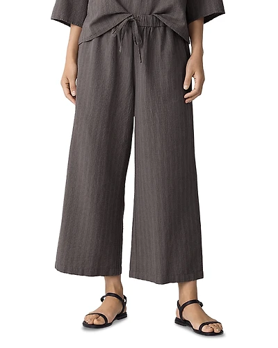 Eileen Fisher Wide Leg Cropped Pants