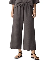Eileen Fisher Wide Leg Cropped Pants
