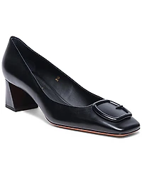 Santoni Women's Hasmig Tonal Buckle Leather Pump